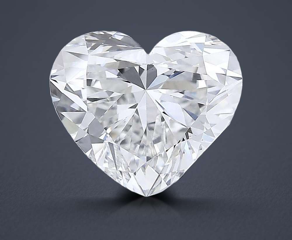 5.12ct E VS1 Rare Carat Ideal Cut Heart Lab Grown Diamond