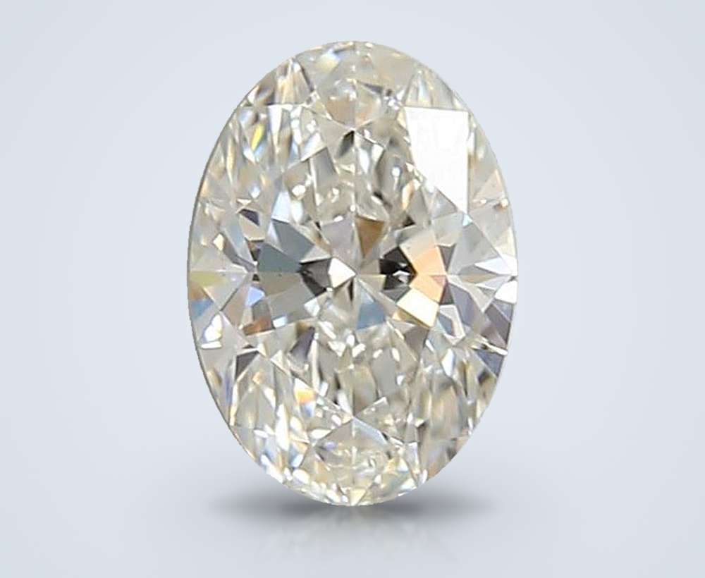 1.44ct G VS2 Rare Carat Ideal Cut Oval Lab Grown Diamond