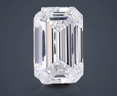 2.08ct E SI2 Rare Carat Ideal Cut Emerald Lab Grown Diamond