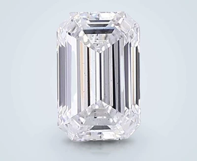 2.08ct E SI2 Rare Carat Ideal Cut Emerald Lab Grown Diamond