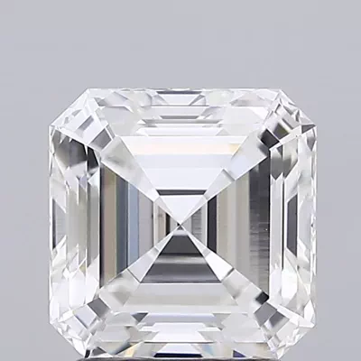 2.19ct F VS1 Rare Carat Ideal Cut Asscher Lab Grown Diamond
