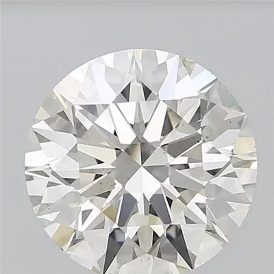 5.03ct K SI1 Rare Carat Ideal Cut Round Diamond