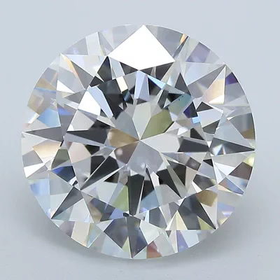 6.53ct E VS1 Excellent Cut Round Lab Grown Diamond