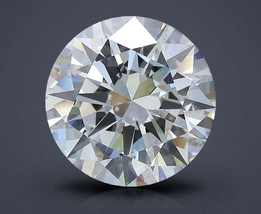 6.53ct E VS1 Excellent Cut Round Lab Grown Diamond