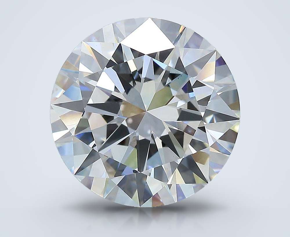 6.53ct E VS1 Excellent Cut Round Lab Grown Diamond