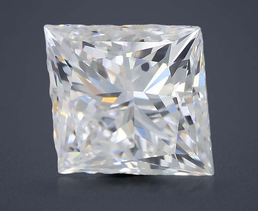 3.06ct D VS1 Rare Carat Ideal Cut Princess Lab Grown Diamond