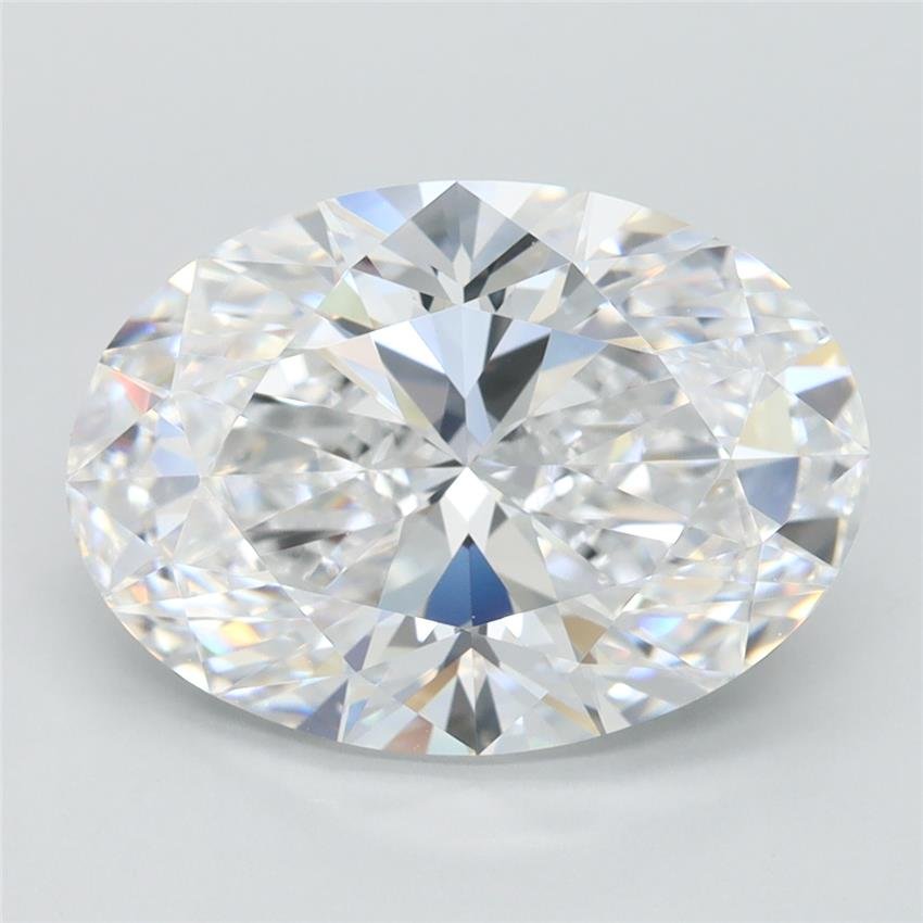 4.04ct F VVS2 Rare Carat Ideal Cut Oval Lab Grown Diamond