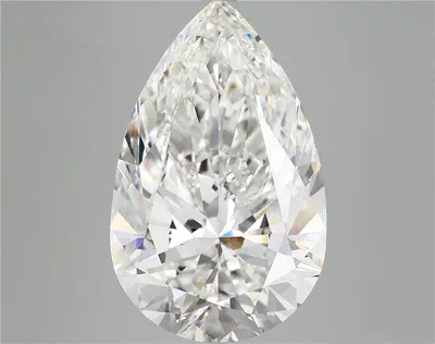 10.22ct F VVS2 Rare Carat Ideal Cut Pear Lab Grown Diamond