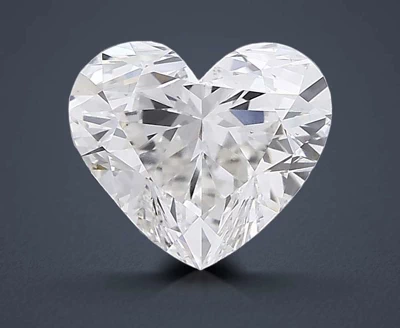 2.59ct G VS1 Rare Carat Ideal Cut Heart Lab Grown Diamond