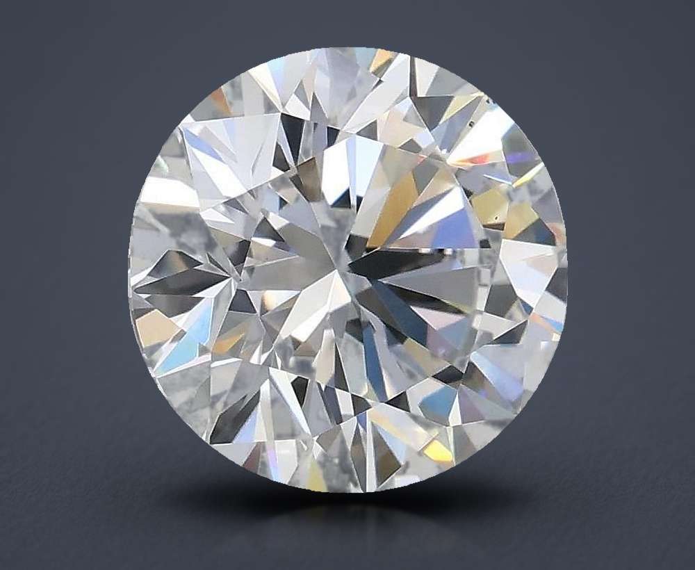 2.02ct D VS1 Rare Carat Ideal Cut Round Lab Grown Diamond