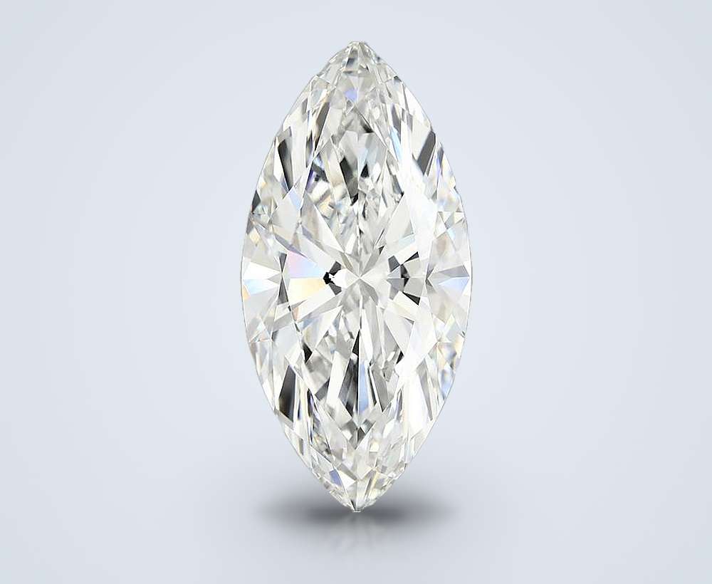 11.15ct F VVS2 Rare Carat Ideal Cut Marquise Lab Grown Diamond