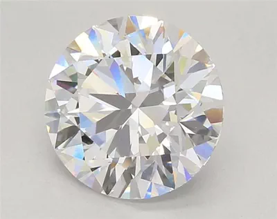 3.54ct D VVS2 Rare Carat Ideal Cut Round Lab Grown Diamond