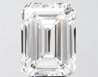 15.04ct G VVS2 Rare Carat Ideal Cut Emerald Lab Grown Diamond