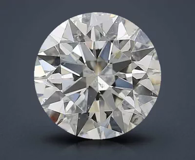 5.29ct J SI2 Rare Carat Ideal Cut Round Diamond