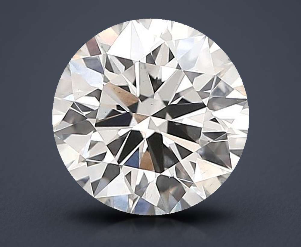 2.10ct H VS2 Rare Carat Ideal Cut Round Lab Grown Diamond
