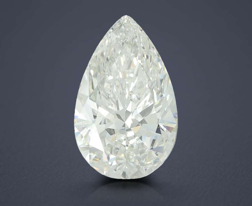 10.05ct G VVS2 Rare Carat Ideal Cut Pear Lab Grown Diamond