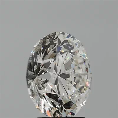5.01ct J SI2 Rare Carat Ideal Cut Round Diamond