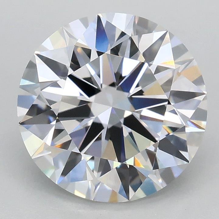 2.09ct D VVS2 Rare Carat Ideal Cut Round Lab Grown Diamond