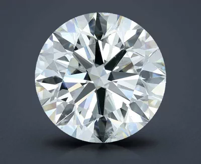 7.02ct K SI1 Rare Carat Ideal Cut Round Diamond
