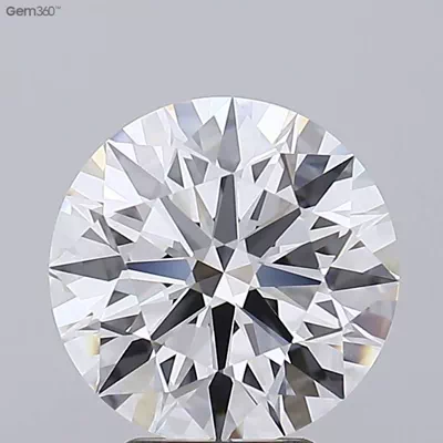 4.35ct D FL Rare Carat Ideal Cut Round Lab Grown Diamond