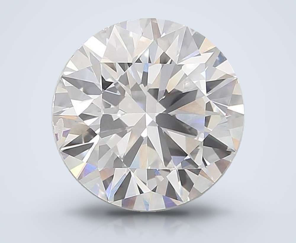 8.21ct E VVS2 Rare Carat Ideal Cut Round Lab Grown Diamond
