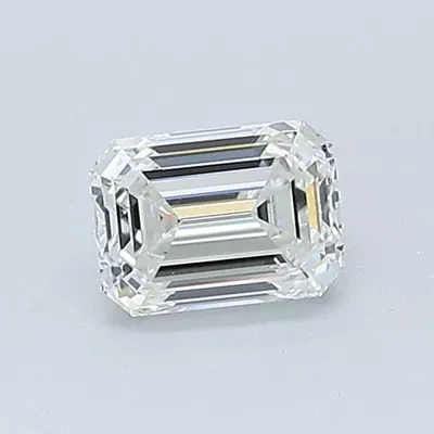 0.50ct H VVS2 Rare Carat Ideal Cut Emerald Diamond