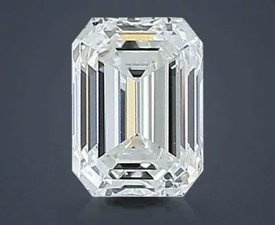 0.50ct H VVS2 Rare Carat Ideal Cut Emerald Diamond