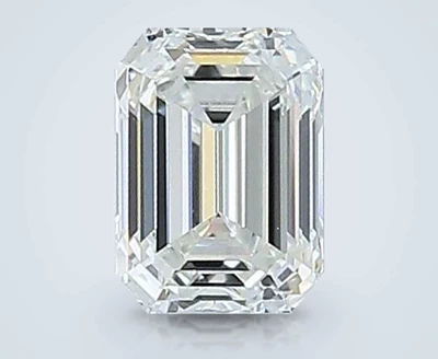 0.50ct H VVS2 Rare Carat Ideal Cut Emerald Diamond