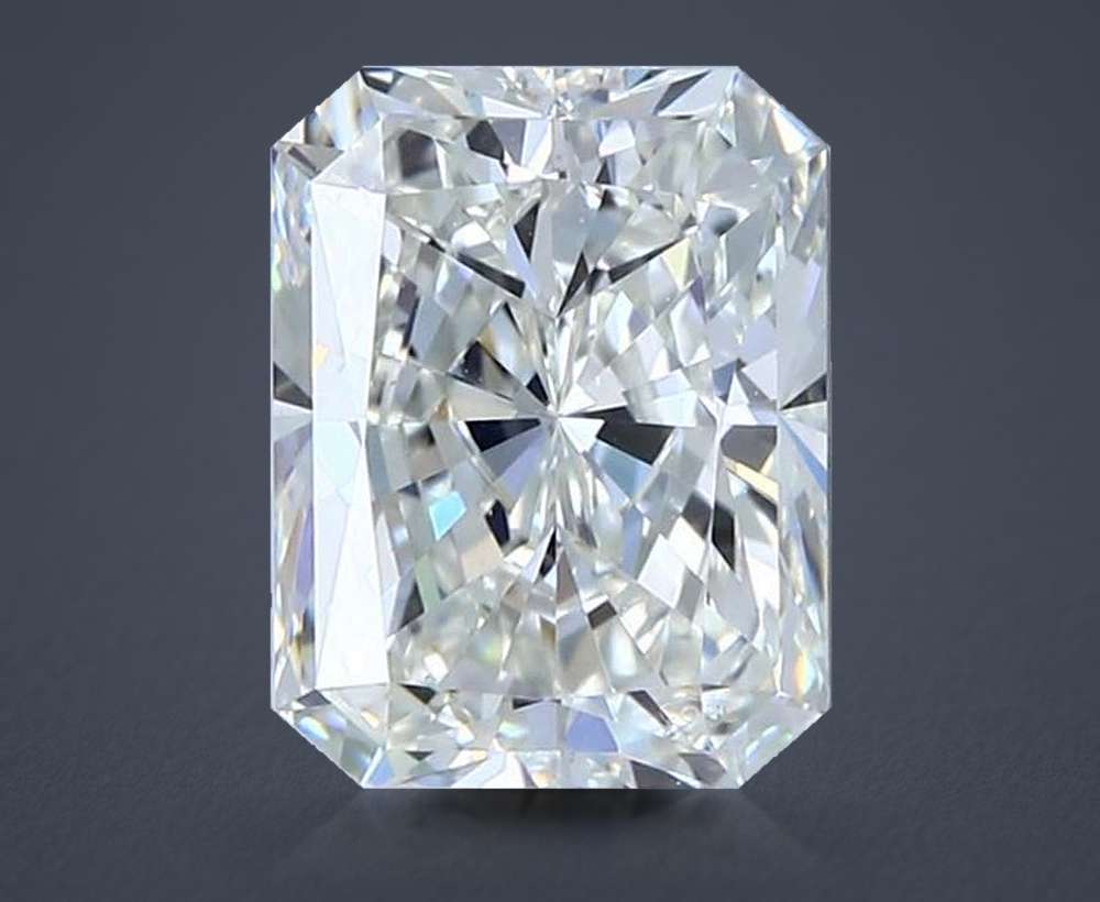 2.08ct J VS1 Rare Carat Ideal Cut Radiant Diamond