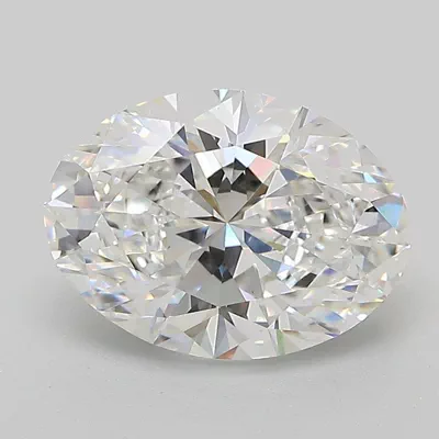2.59ct D VS1 Rare Carat Ideal Cut Oval Lab Grown Diamond