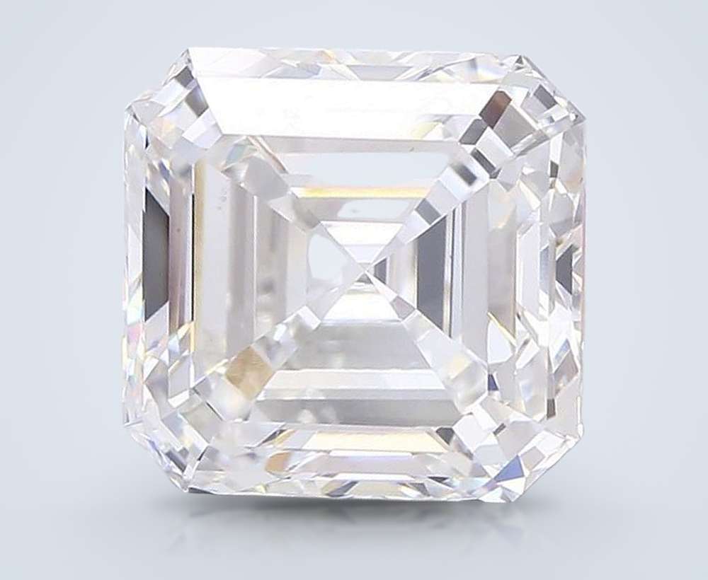 11.55ct F VS1 Rare Carat Ideal Cut Asscher Lab Grown Diamond