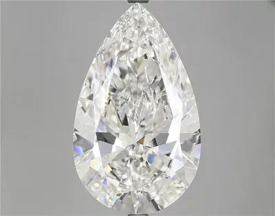10.12ct F VVS2 Very Good Cut Pear Lab Grown Diamond