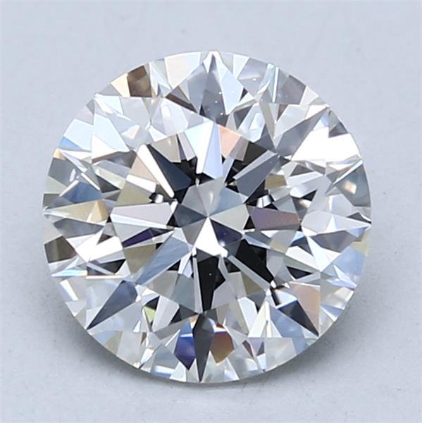 2.02ct D VVS2 Rare Carat Ideal Cut Round Lab Grown Diamond