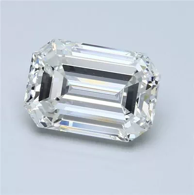 4.12ct I SI1 Excellent Cut Emerald Diamond