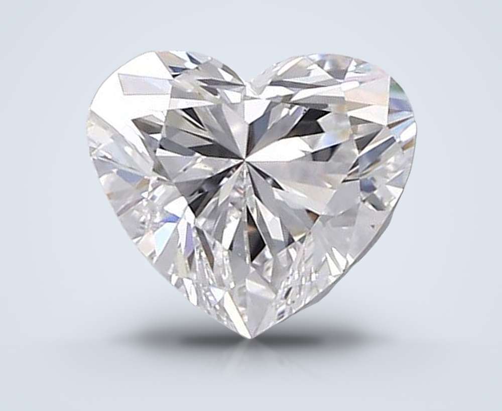 1.01ct D VS1 Rare Carat Ideal Cut Heart Lab Grown Diamond