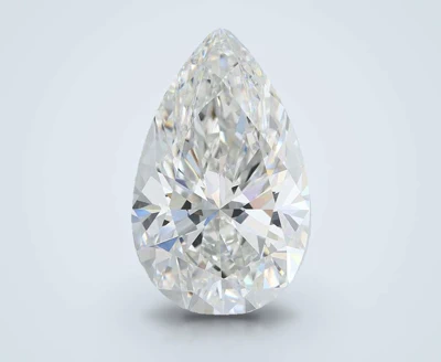 6.07ct F VVS2 Rare Carat Ideal Cut Pear Lab Grown Diamond