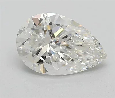 2.08ct F VS2 Rare Carat Ideal Cut Pear Lab Grown Diamond