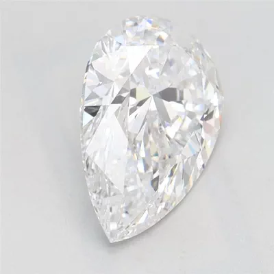 2.15ct D VVS2 Rare Carat Ideal Cut Pear Lab Grown Diamond