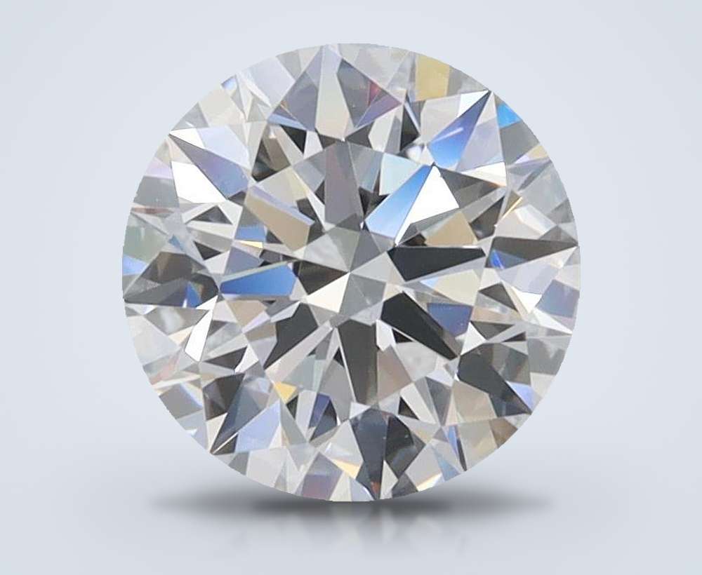 1.51ct D FL Rare Carat Ideal Cut Round Lab Grown Diamond