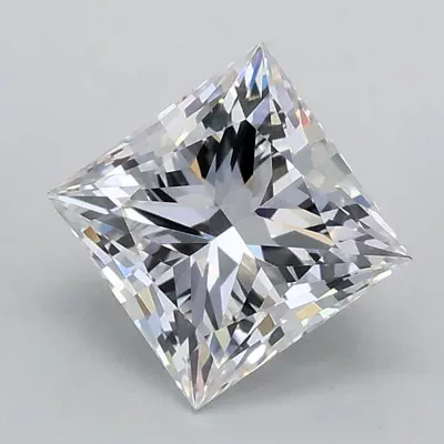 1.06ct E VVS2 Rare Carat Ideal Cut Princess Lab Grown Diamond