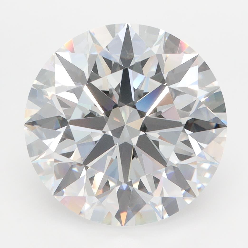 6.09ct D FL Rare Carat Ideal Cut Round Lab Grown Diamond