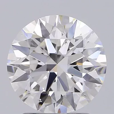 1.89ct D SI1 Rare Carat Ideal Cut Round Lab Grown Diamond
