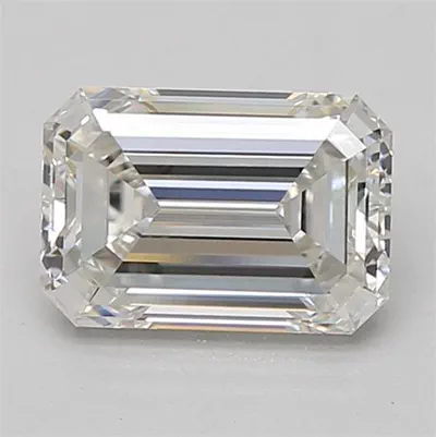 2.08ct G VVS2 Excellent Cut Emerald Lab Grown Diamond