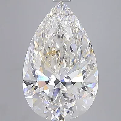 10.07ct F VS1 Rare Carat Ideal Cut Pear Lab Grown Diamond
