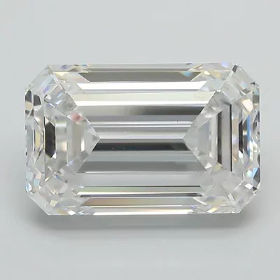 4.03ct E VS1 Rare Carat Ideal Cut Emerald Lab Grown Diamond