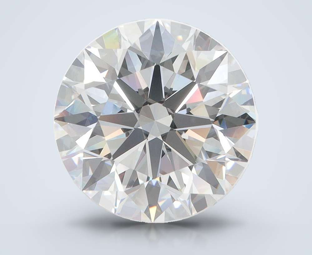 5.28ct D VVS1 Rare Carat Ideal Cut Round Lab Grown Diamond