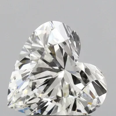1.48ct G VVS2 Rare Carat Ideal Cut Heart Lab Grown Diamond