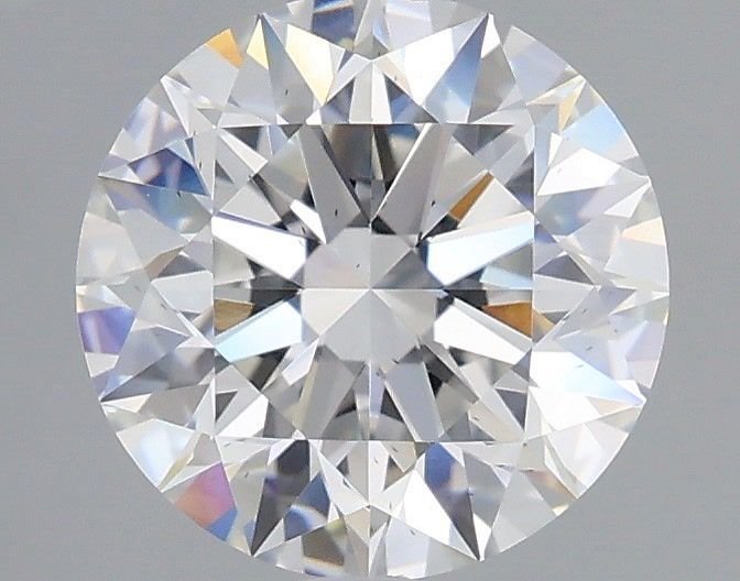 2.09ct E SI1 Rare Carat Ideal Cut Round Lab Grown Diamond