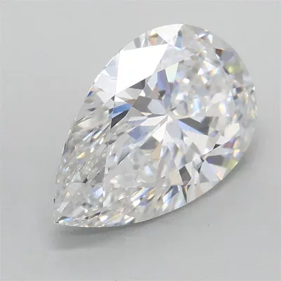 2.08ct D VS1 Rare Carat Ideal Cut Pear Lab Grown Diamond