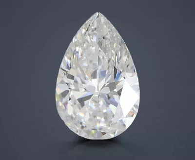2.08ct D VS1 Rare Carat Ideal Cut Pear Lab Grown Diamond